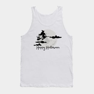 Happy Halloween with Witch Tank Top